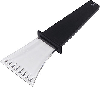 Plastic ice scraper.Black