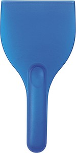Plastic ice scraper.Cobalt blue