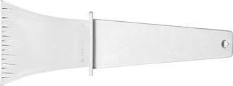 Plastic ice scraper.White