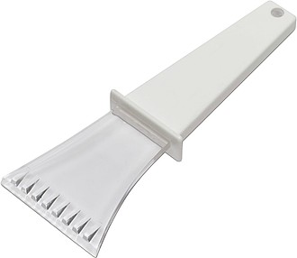 Plastic ice scraper.White