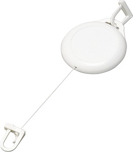 Plastic ID pass holder White
