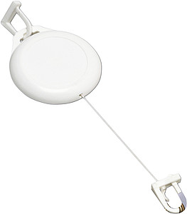 Plastic ID pass holder White