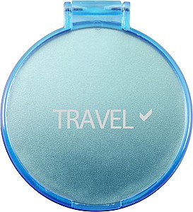 Plastic single mirrorPale blue