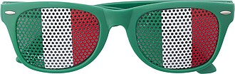 Plexiglass sunglasses with country flag
