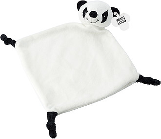 Plush cloth.Black/ white