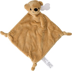 Plush cloth.Brown