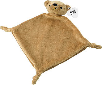Plush cloth.Brown