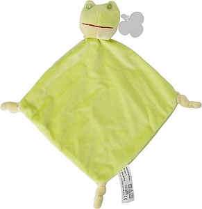 Plush cloth.Pale green
