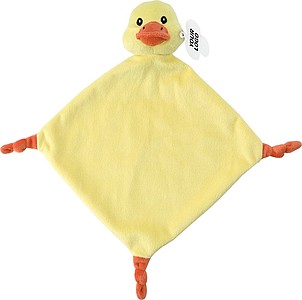 Plush cloth.Yellow