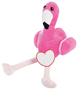Plush flamingo LUISA
