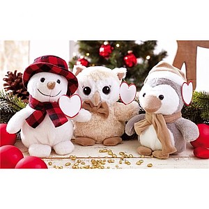 Plush snowman JOHANN
