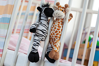 Plush zebra 