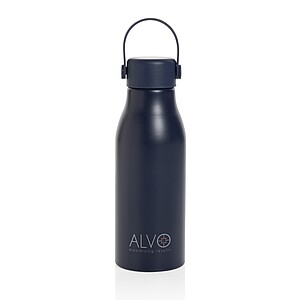 Pluto RCS Certified recycled aluminium bottle 680ml, navy
