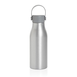 Pluto RCS Certified recycled aluminium bottle 680ml, silver