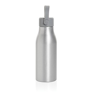 Pluto RCS Certified recycled aluminium bottle 680ml, silver
