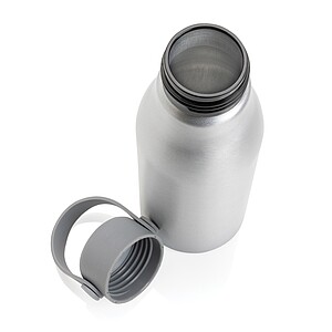 Pluto RCS Certified recycled aluminium bottle 680ml, silver