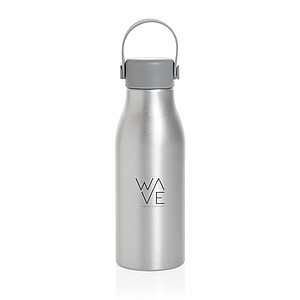 Pluto RCS Certified recycled aluminium bottle 680ml, silver