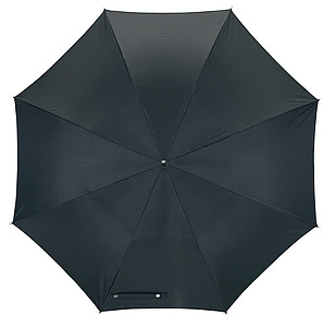 Pocket umbrella with a carrying loop integrated in the handle,colour black