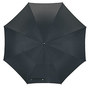 Pocket umbrella with a carrying loop integrated in the handle,colour black