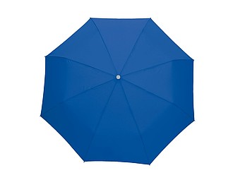 Pocket umbrella with a carrying loop integrated in the handle,colour royal blue