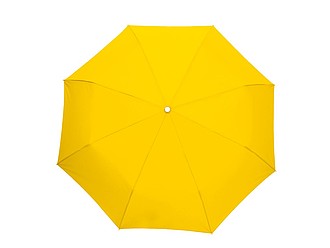 Pocket umbrella with a carrying loop integrated in the handle,colour yellow