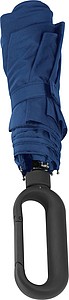 Pocket umbrella with carabiner handle