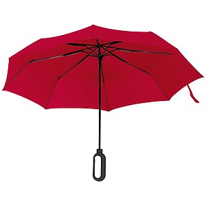 Pocket umbrella with carabiner handle