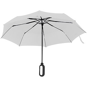 Pocket umbrella with carabiner handle