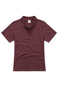 Polo shirt STEDMAN POLO WOMEN burgundy red, S