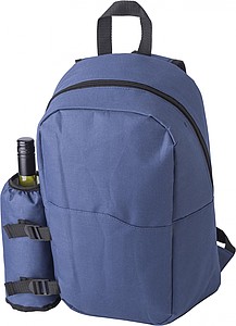 Polyester (600D) cooler backpack with PEVA interior lining.