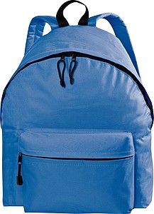 Polyester backpack, blue