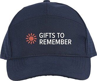 Polyester cap, blue