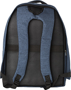 Polyester RPET (600D) backpack Celeste