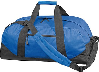 Polyester sports or travel bag, blue