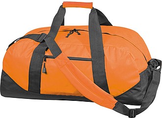Polyester sports or travel bag, orange