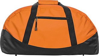 Polyester sports or travel bag, orange