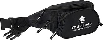 Polyester waist bag Black