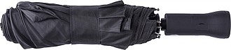 Pongee (190T) automatic, foldable umbrella with eight panels. Opens and closes automatically.