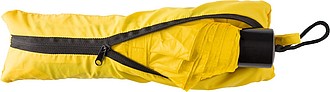 Pongee (190T) umbrella with eight panels. Metal shaft and ribs.