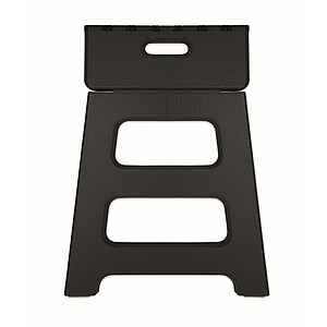 Portable foldable stool, black