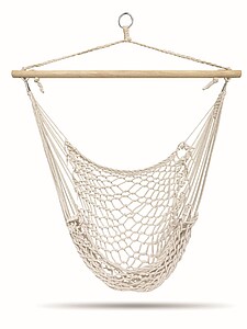 Portable foldable stool, black