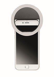 Portable selfie ring light