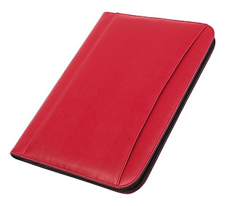 Portfolio "Gentle" in DIN A4 format,colour red