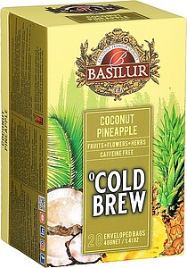 Portioned iced tea Cold Brew Coconut Pineapple, 20 x 2 g