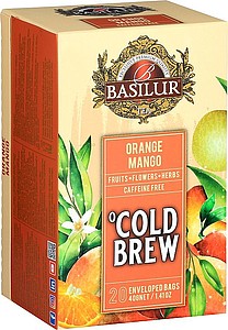 Portioned iced tea Cold Brew Orange Mango, 20 x 2 g