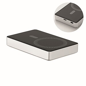 Power bank 10000 mAh, silver