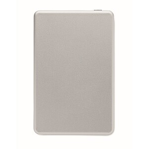 Power bank 10000 mAh, silver