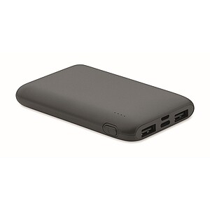 Power bank 5000 mAh, stone grey