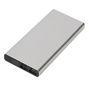 Powerbank 10.000 mAh, silver