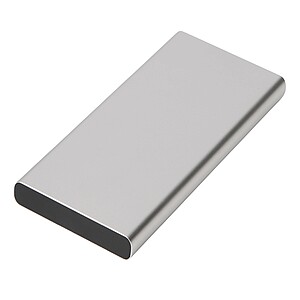 Powerbank 10.000 mAh, silver